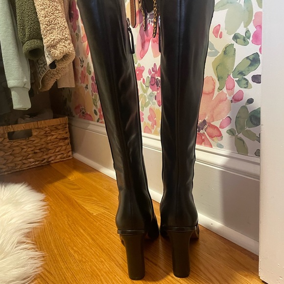 Linea Paolo Black Leather Boots - Like New - Picture 3 of 4